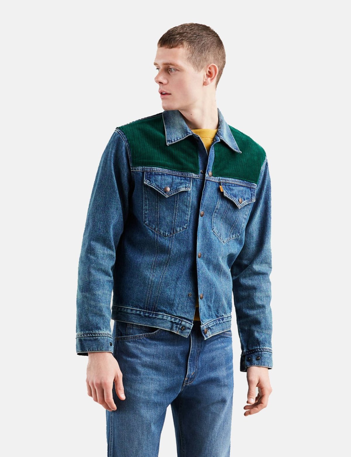 Levi's Vintage Clothing Orange Tab Trucker Jacket - Shock Hop