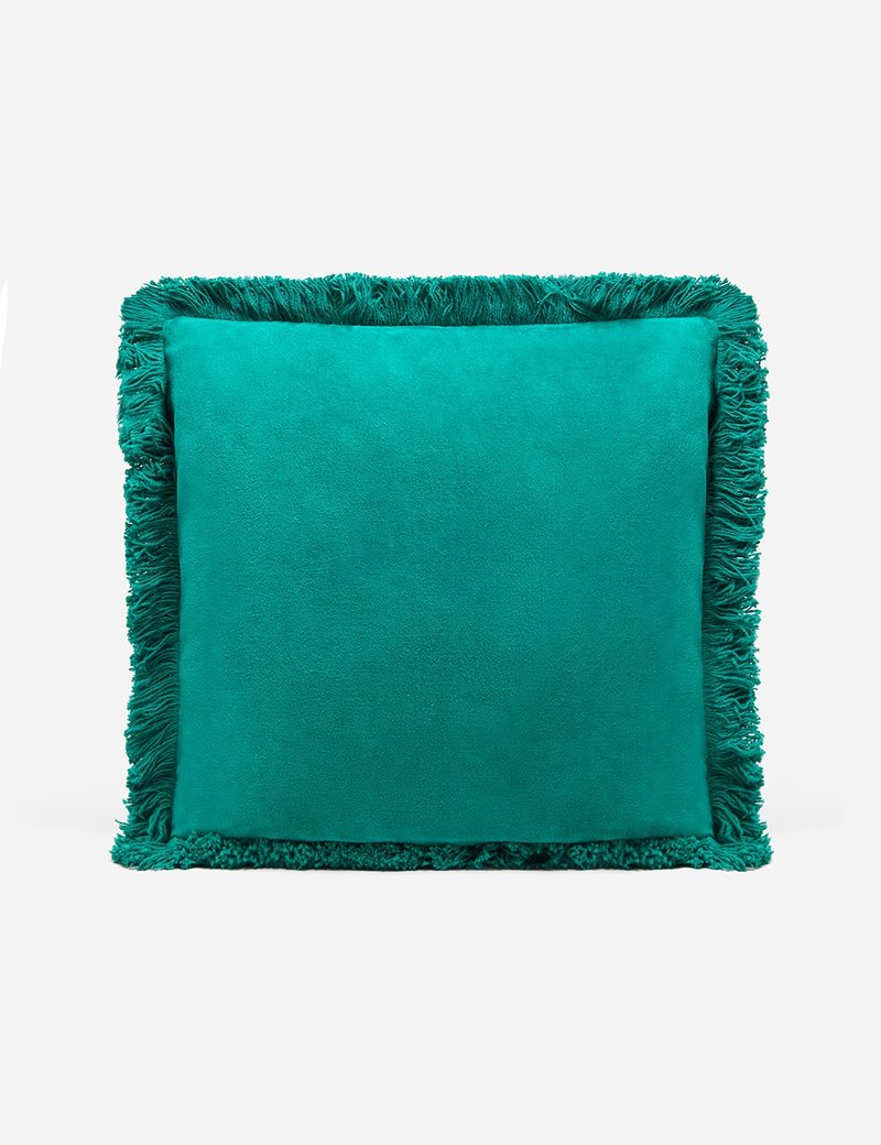 Liv Interior Fringed Velvet Cushion