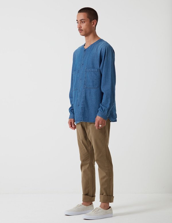 Manastash O.D Work Layer Jacket - Indigo Denim Blue