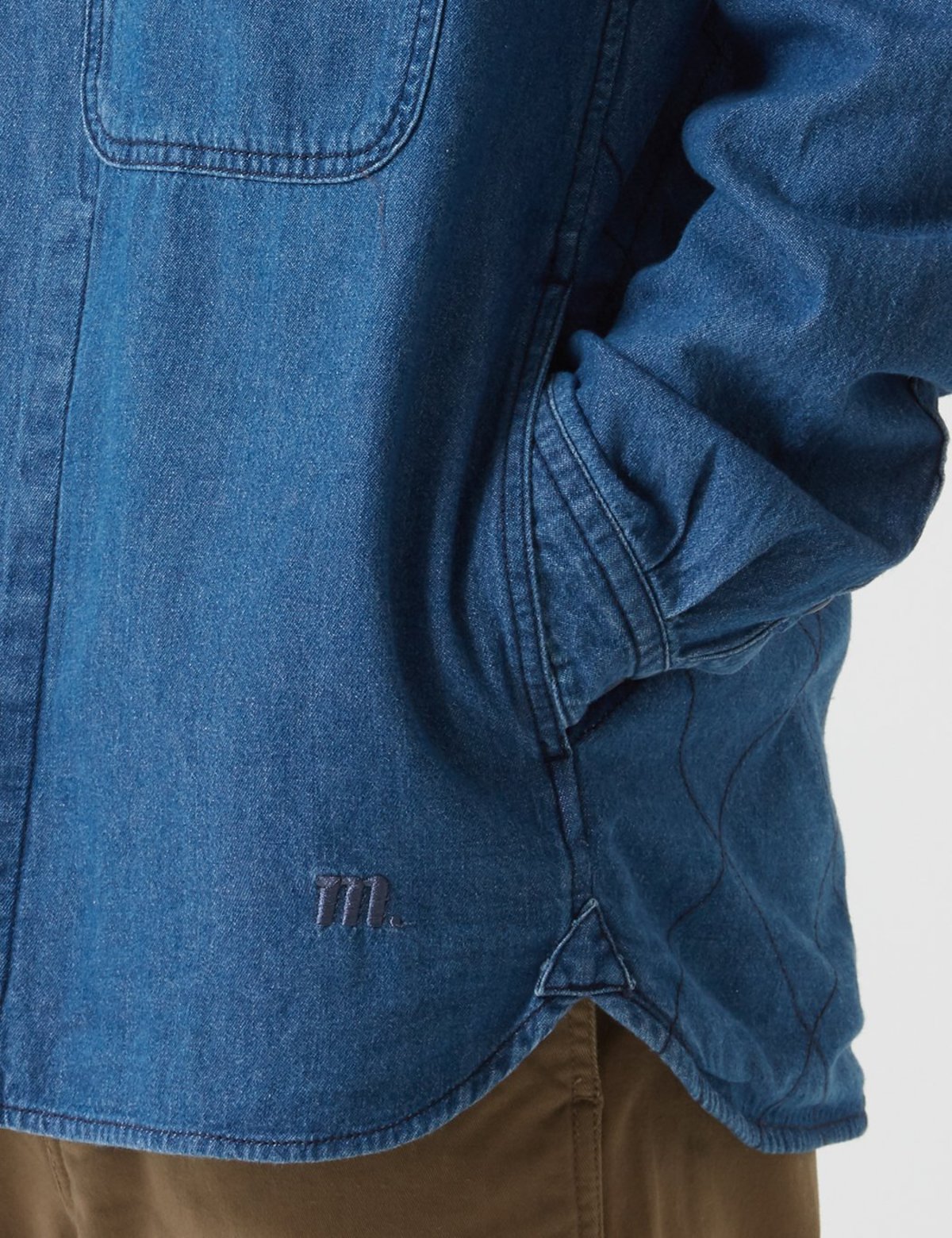 Manastash O.D Work Layer Jacket - Indigo Denim Blue - Image 6 of 6