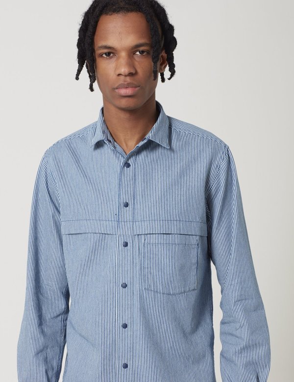 Manastash O.D Work Shirt - Navy Blue Manastash O.D Work Shirt - Navy Blue
