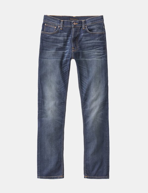 Nudie Dude Dan Regular Jeans - Bruised Blue Nudie Dude Dan Regular Jeans - Bruised Blue