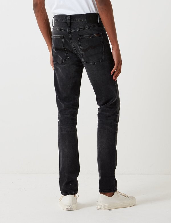 nudie jeans lean dean black sage