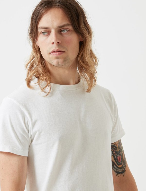 Velva Sheen Classic Tubular USA Made T-shirt - White Velva Sheen Classic Tubular USA Made T-shirt - White