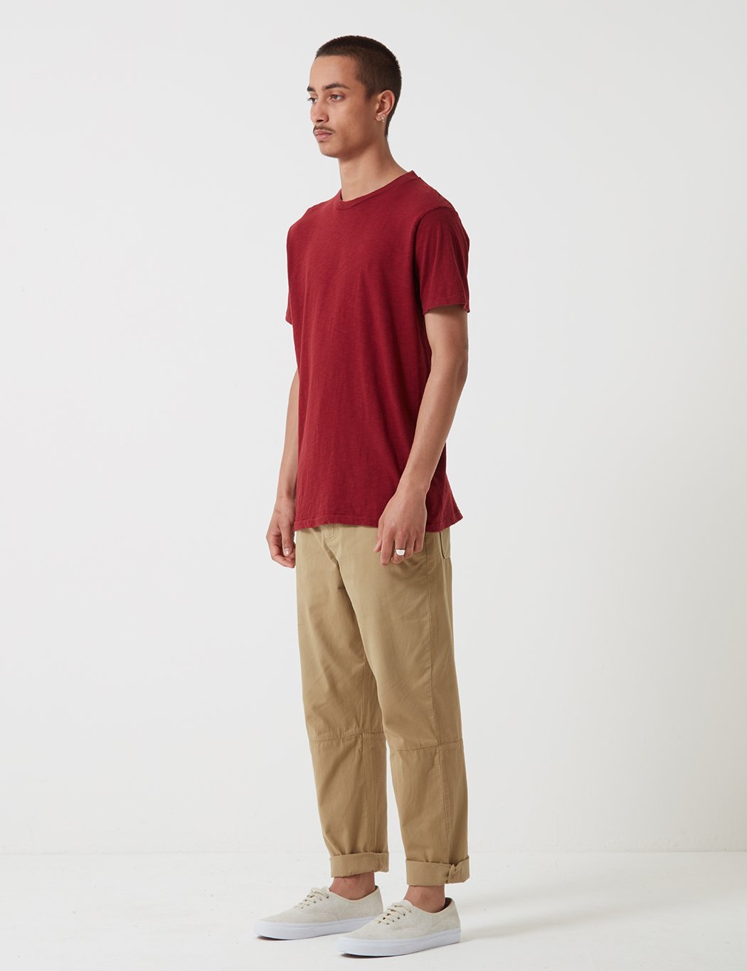 velva sheen rolled t shirt