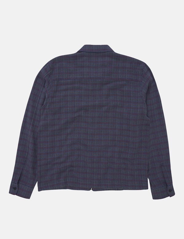 YMC Bowie Zip Shirt - Blue YMC Bowie Zip Shirt - Blue