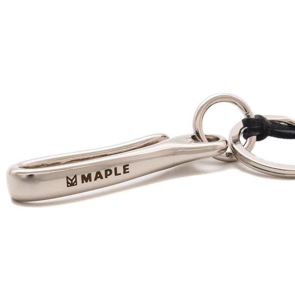 Maple Long Tail Key Hook - Black/Turquoise