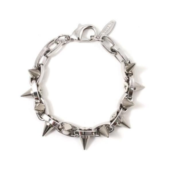 Joomi Lim Double Row Spike Bracelet - Rhodium/Rhodium Joomi Lim Double Row Spike Bracelet - Rhodium/Rhodium