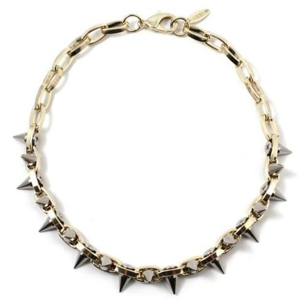 Joomi Lim Double Row Spike Choker - Gold/Rhodium Joomi Lim Double Row Spike Choker - Gold/Rhodium