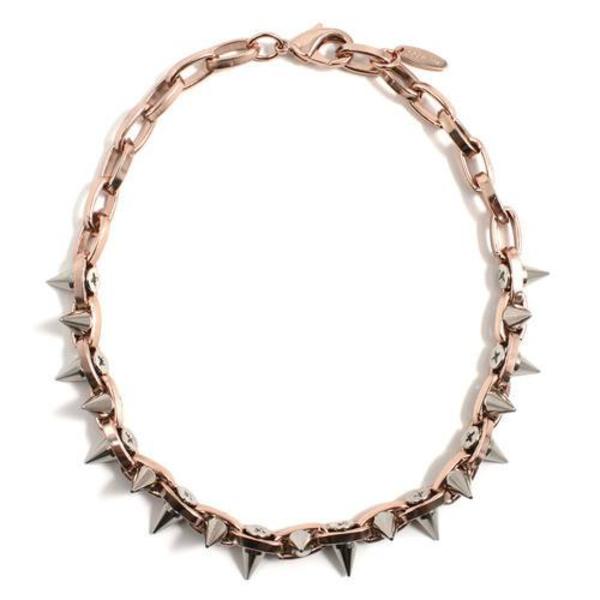 Joomi Lim Double Row Spike Choker - Rose Gold/Rhodium Joomi Lim Double Row Spike Choker - Rose Gold/Rhodium