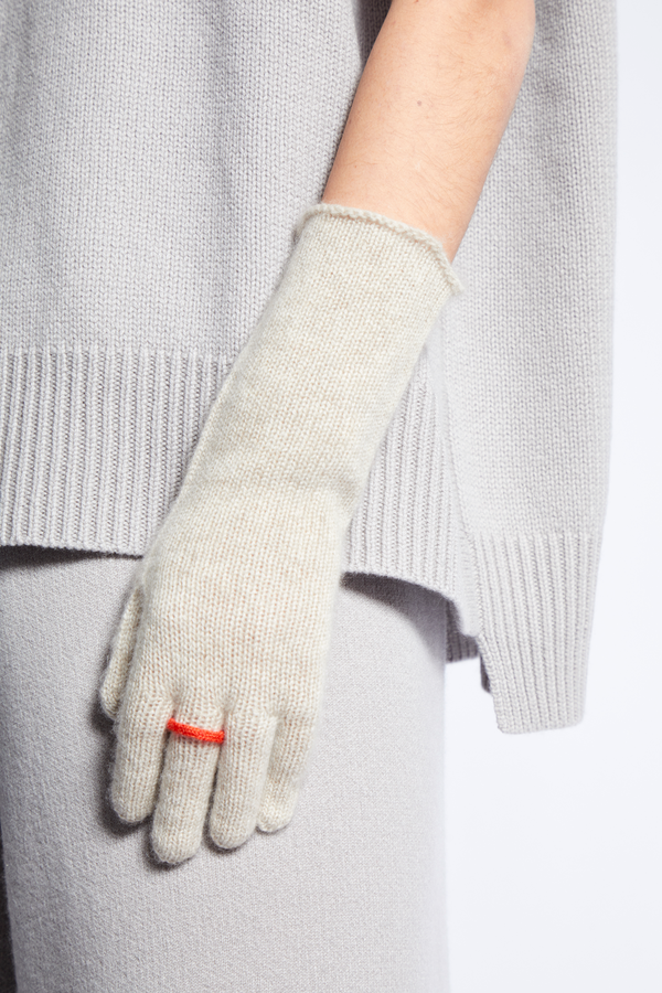 Oyuna Ring Cashmere Gloves - Beige/Sunset Oyuna Ring Cashmere Gloves - Beige/Sunset