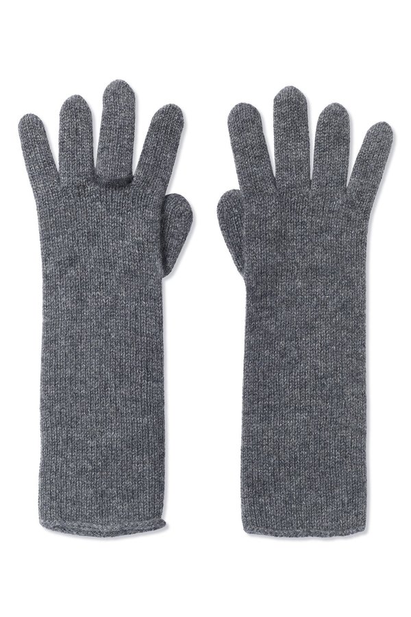 Oyuna Ring Cashmere Gloves - Slate Grey/Charcoal Oyuna Ring Cashmere Gloves - Slate Grey/Charcoal