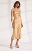 Dion Lee Bias Weave Cowl Dress - Sand - Thumbnail 2