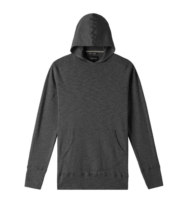 Wings+Horns 1x1 Pull Over Hoody - heather charcoal Wings+Horns 1x1 Pull Over Hoody - heather charcoal