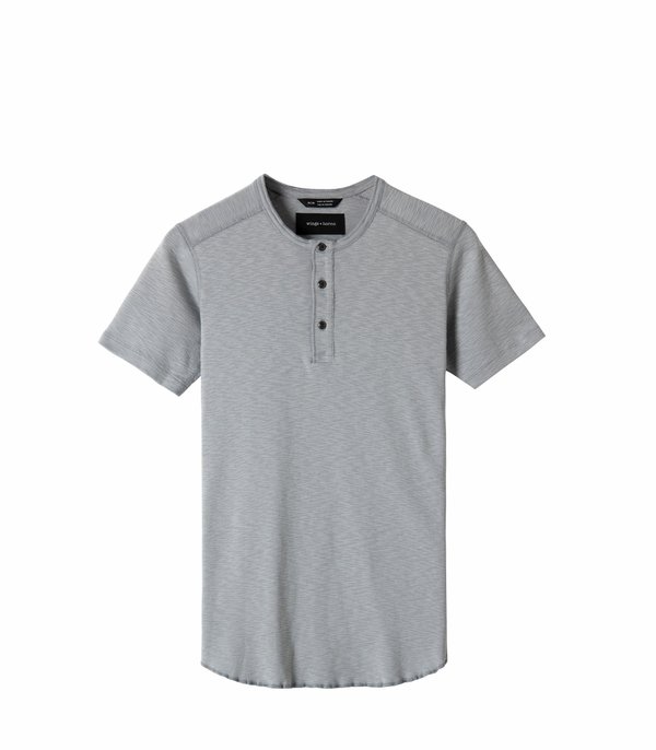 Wings+Horns 1x1 SS Henley - Haze Wings+Horns 1x1 SS Henley - Haze
