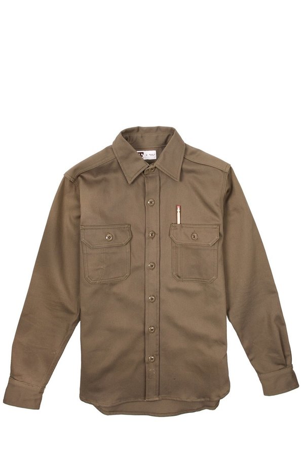 Tellason Clampdown 11 oz Japanese Fabric - Olive Tellason Clampdown 11 oz Japanese Fabric - Olive