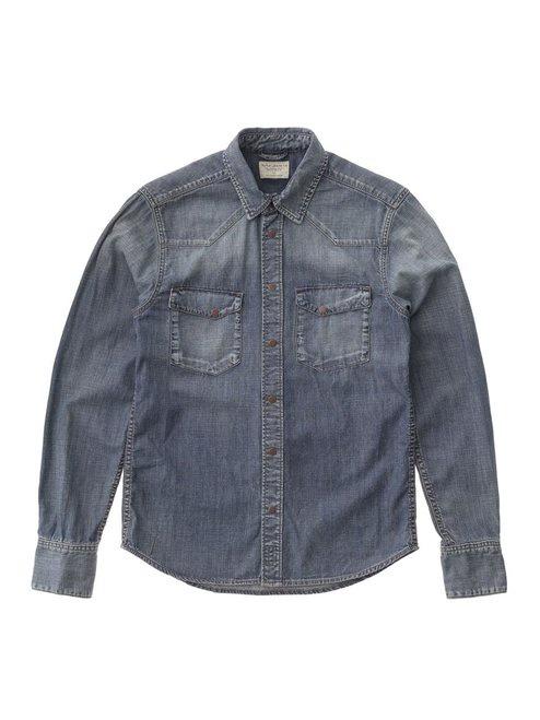 【ゲリラSALE】【美品】Nudie Jeans jonisデニムシャツ Nudie Jeans Jonis 13.5oz. Dry Selvedge Denim Shirt