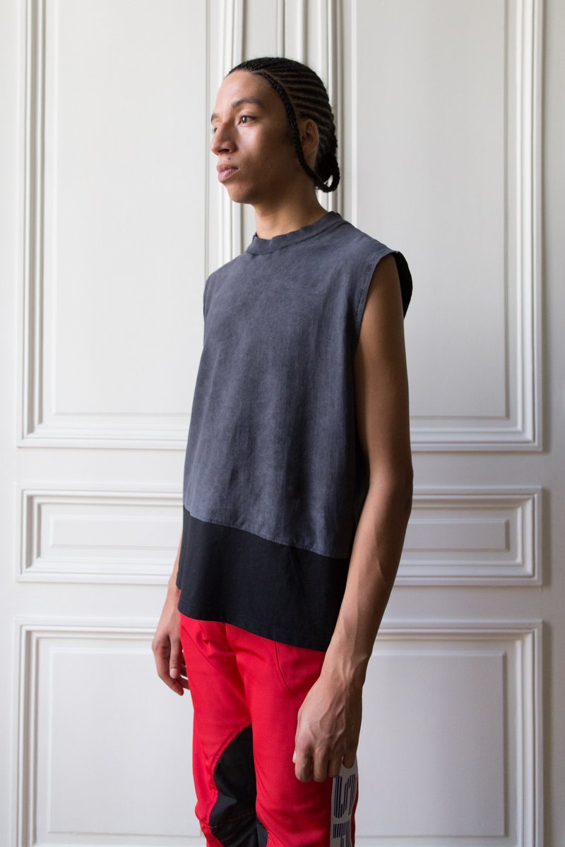 トップス MARTINE ROSE Punk vest black M MARTINE-ROSE-Punk-vest-Men-