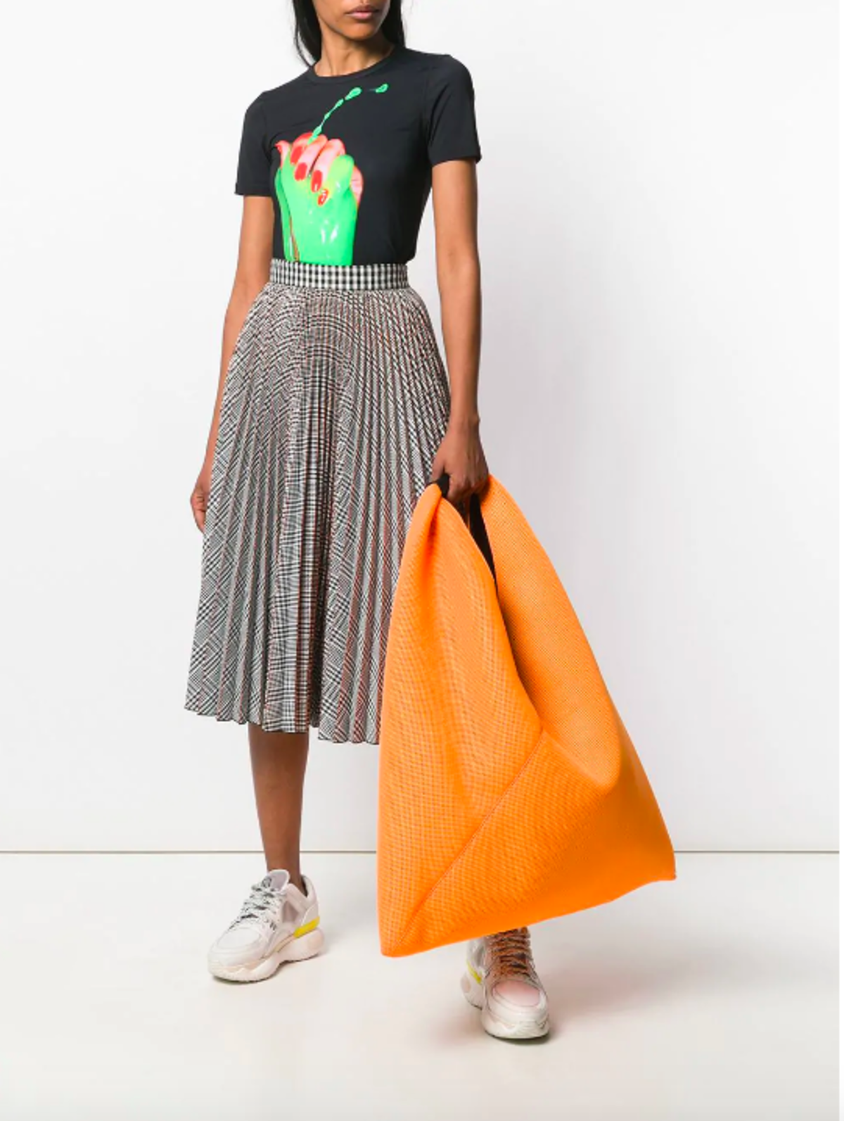 MM6 MAISON MARGIELA Large Japanese Tote Bag orange on Garmentory