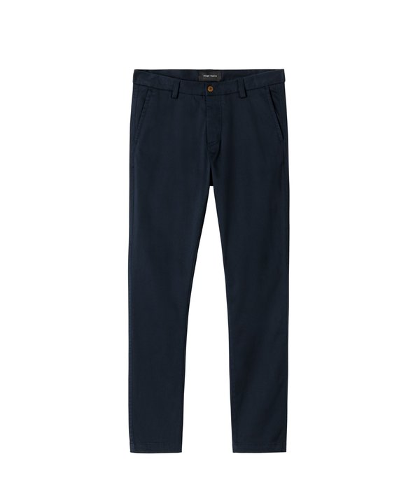 Wings+Horns Woven Brushed Twill Cadet Pant - Navy Wings+Horns Woven Brushed Twill Cadet Pant - Navy