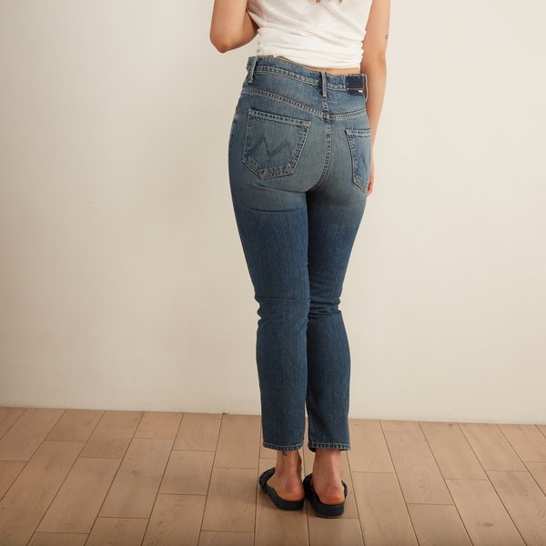 Mother Denim The Dazzler Shift Crop - Sin and Suffer | Garmentory
