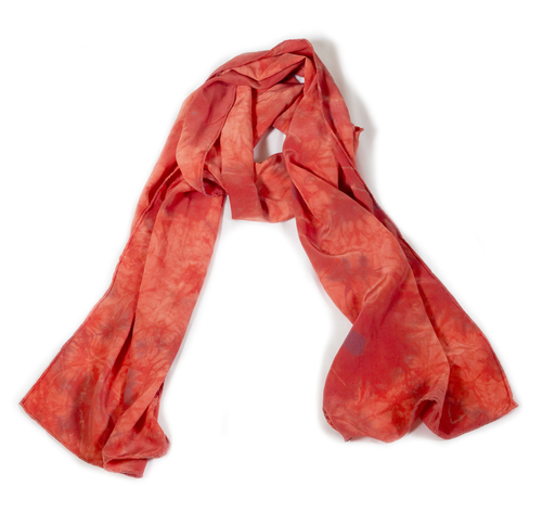 SHABD TERRACOTTA SILK SCARF SHABD TERRACOTTA SILK SCARF