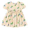 KIDS Morley Jacky Dress - Small Blue Floral Print Rose Pink - Thumbnail 3