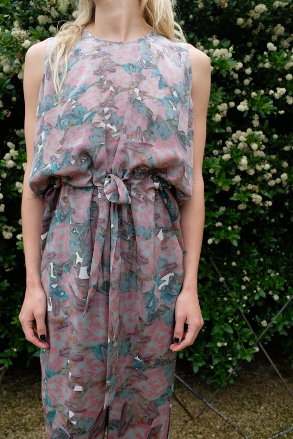 Anntian Long Overall Panel Print Anntian Long Overall Panel Print