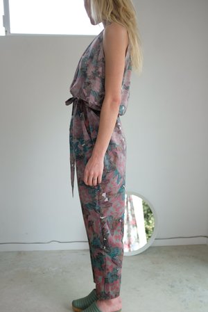Anntian Long Overall Panel Print Anntian Long Overall Panel Print