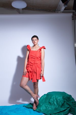 Desireeklein Antoinette Dress - tomato red Desireeklein Antoinette Dress - tomato red