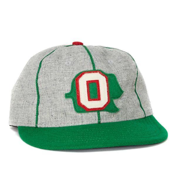 Ebbets Field Flannels Oakland Oaks 1940 Ballcap - grey/green on Garmentory