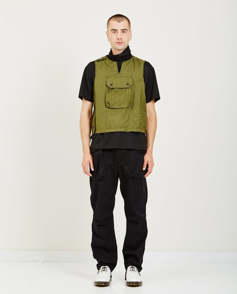 Engineered Garments COVER VEST - OLIVE | Garmentory