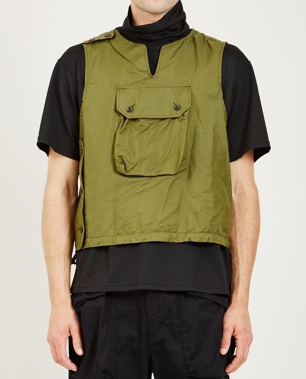 Engineered Garments COVER VEST - OLIVE | Garmentory
