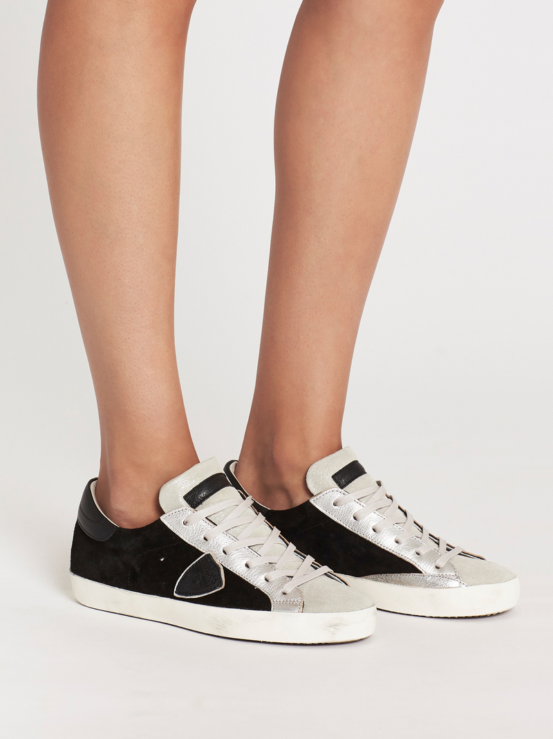 Philippe Model Paris Sneaker - Mixed Metal Noir | Garmentory