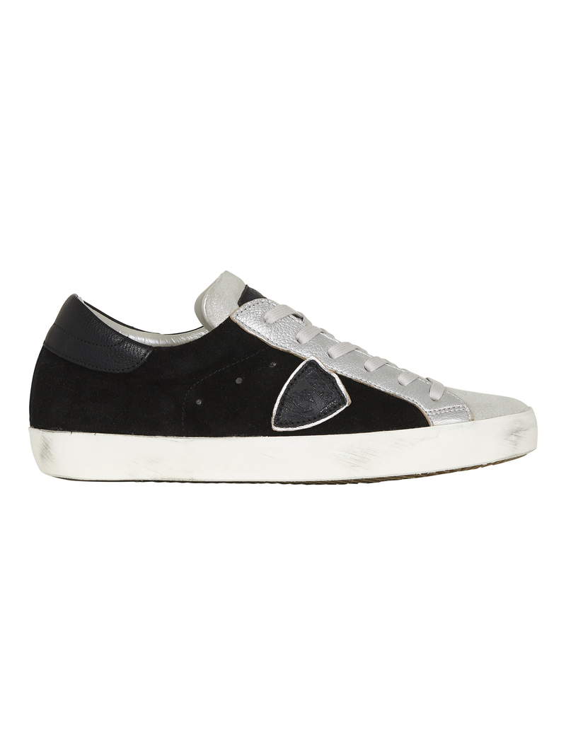 関税送料無料【Philippe Model Paris】Sneakers Philippe Model Paris Paris logo-patch Sneakers | Blue | FARFETCH