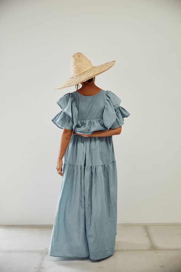 Little Tienda Maribel Dress - blue on Garmentory
