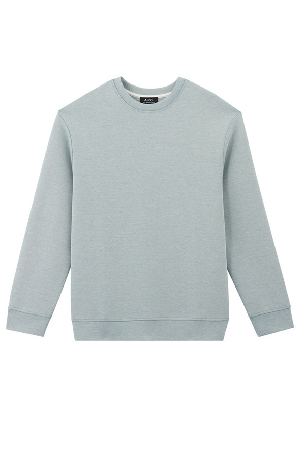 A.P.C. SWEAT BOXY - BLUE SKY CHINA A.P.C. SWEAT BOXY - BLUE SKY CHINA