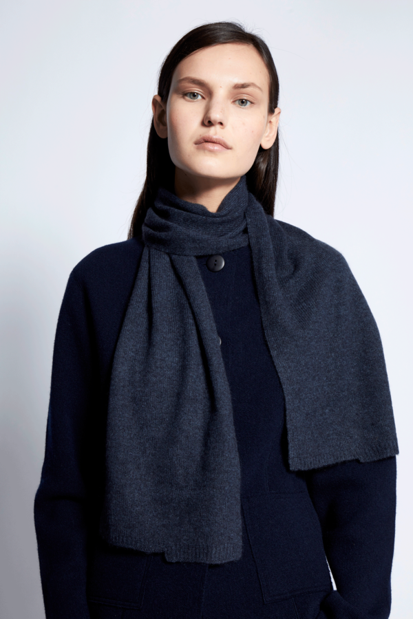Oyuna Ika Cashmere Scarf - Indigo Oyuna Ika Cashmere Scarf - Indigo