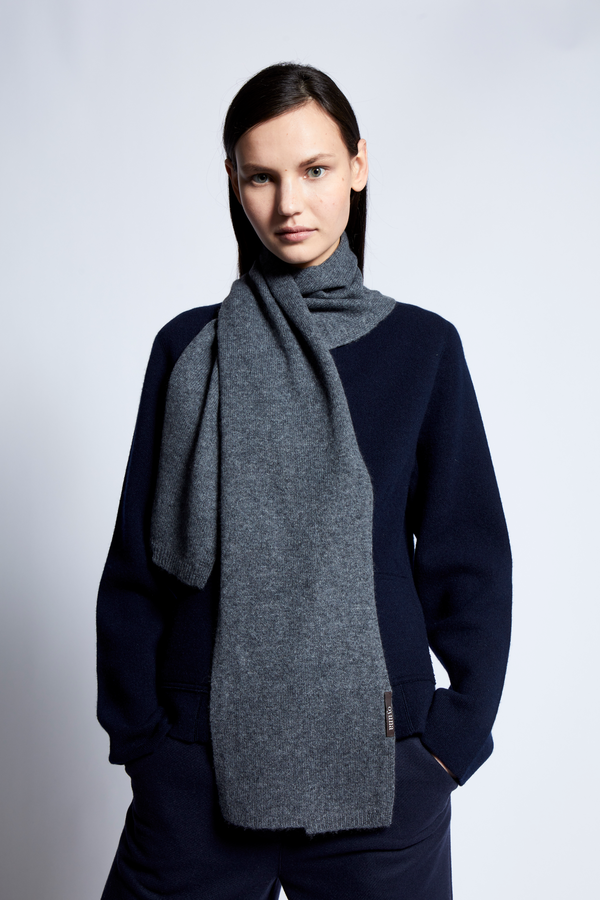 Oyuna Ika Cashmere Scarf - Slate Grey Oyuna Ika Cashmere Scarf - Slate Grey