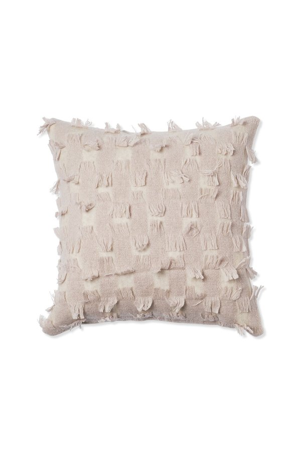 Oyuna Seren Cashmere Cushion Cover - Beige/Blush Oyuna Seren Cashmere Cushion Cover - Beige/Blush