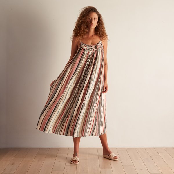 The Odells Lattice Yoke Dress - Puglia The Odells Lattice Yoke Dress - Puglia
