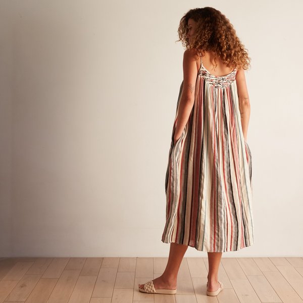 The Odells Lattice Yoke Dress - Puglia The Odells Lattice Yoke Dress - Puglia