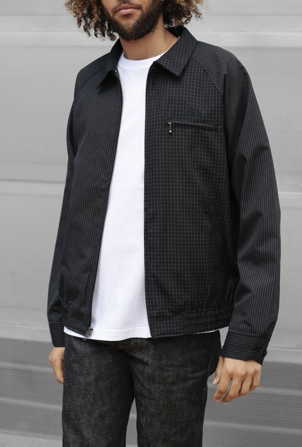 Stussy Mix Up Bryan Jacket - Navy | Garmentory