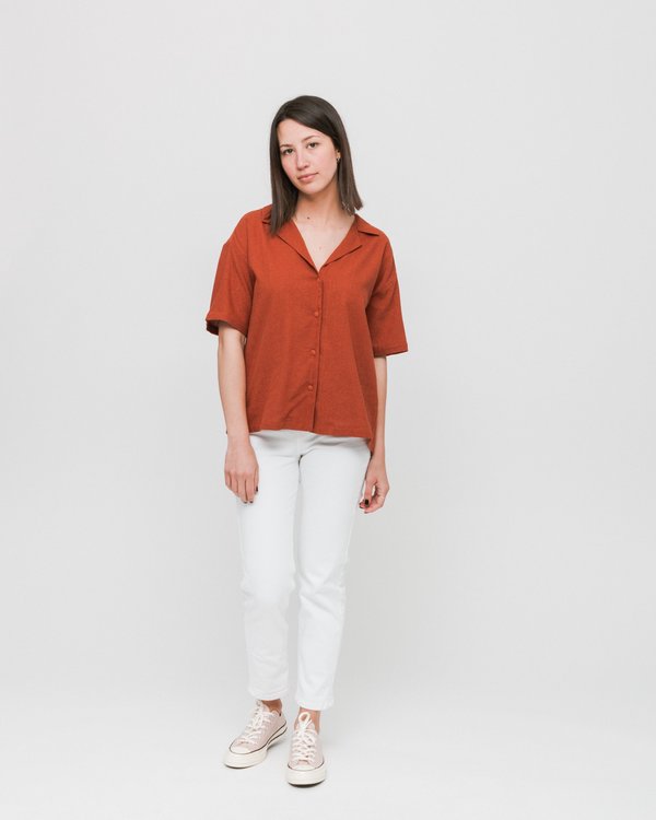 Rita Row Bang Shirt - Camel Rita Row Bang Shirt - Camel