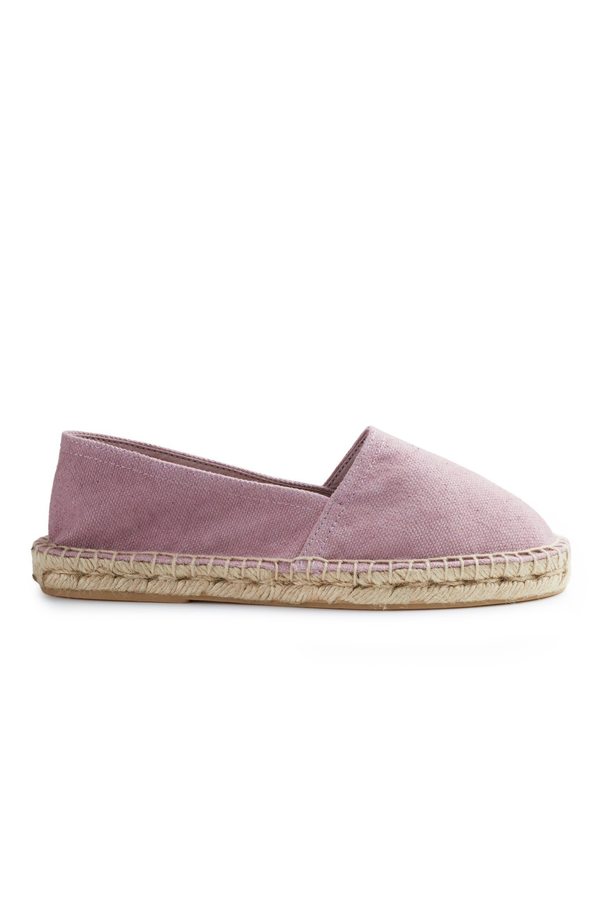 Lisa B. cotton pique classic espadrille - pink Lisa B. cotton pique classic espadrille - pink