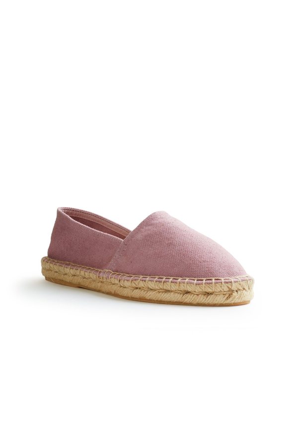 Lisa B. cotton pique classic espadrille - pink Lisa B. cotton pique classic espadrille - pink