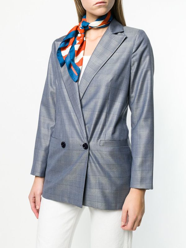Henrik Vibskov Silk Breath Scarf - Blue Face Henrik Vibskov Silk Breath Scarf - Blue Face