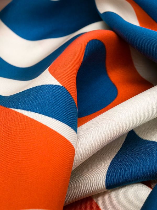 Henrik Vibskov Silk Breath Scarf - Blue Face Henrik Vibskov Silk Breath Scarf - Blue Face