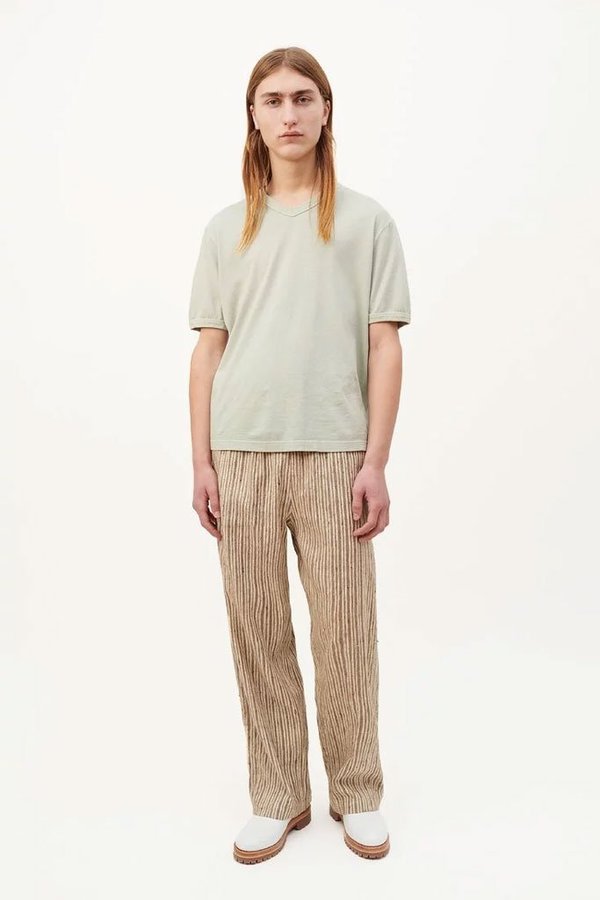 Our Legacy Reduced Trousers - Raw Silk Stripe | Garmentory