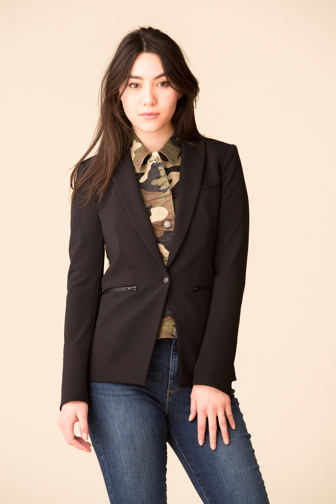 veronica beard slate dickey